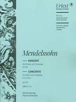 Mendelssohn: Concerto for Violin and Orchestra in E minor op.64 / husle a klavír