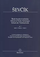 Otakar Ševčík - Opus 1, Škola houslové techniky, sešit 4 (cvičení dvojhmatová a flažoletová)