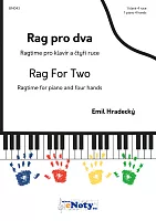 Emil Hradecký: Rag pro dva - 1 klavír 4 ruce + CD