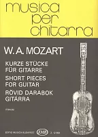 Musica per chitarra: Mozart - SHORT PIECES / gitara