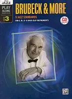 Alfred Jazz Play Along 3 - Brubeck & More (9 jazz standards) + CD