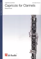 Capriccio for Clarinets / skladba pro tři klarinety a klavír