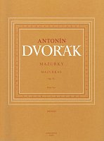 Dvořák: Mazurkas op. 56 (urtext) / piano solo