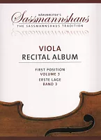 Viola Recital Album 3 / snadné přednesové skladby pro violu a klavír nebo dvě violy