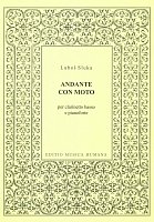 Sluka: ANDANTE CON MOTO per clarinetto basso e pianoforte / basový klarinet a klavír