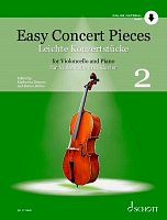 Easy Concert Pieces 2 + Audio Online / snadné přednesové skladby pro violoncello a klavír