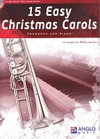 15 Easy Christmas Carols + CD / trombon (pozoun) a klavír