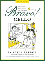 BRAVO! Cello by Carol Barratt / cello and piano - easy pieces