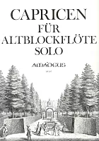 CAPRICEN fur Altblockflote Solo - pieces for treble recorder