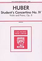 HUBER: Student's Concertino No. IV, Op.8 / skrzypce i fortepian