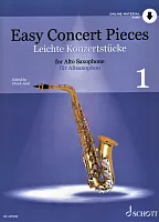 Easy Concert Pieces 1 + Audio Online / altový saxofon a klavír - snadné přednesové skladby