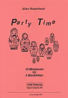 Rosenheck: PARTY TIME / 10 Miniaturen für 3 Blockflöten (SSA)