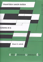 Dušek, F.X.: Sonata in G / piano solo