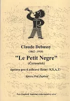 Debussy: Le Petit Negre (Černoušek) / kvartet zobcových fléten (SSAT)