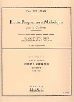 Jeanjean: Etudes Progressives & Melodiques 2 / twenty average progressive and melodic studies for clarinet