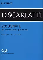 SCARLATTI: 200 Sonate per clavicembalo (pianoforte) 3 - URTEXT / klavírní sonáty (101-150)