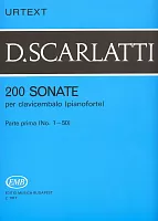 SCARLATTI: 200 Sonate per clavicembalo (pianoforte) 1 - URTEXT / klavírní sonáty (1-50)