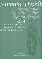 DVOŘÁK: Scottish Dances op. 41 / 1 piano 4 hands