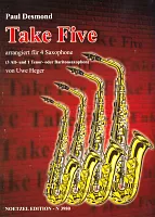 TAKE FIVE by Paul Desmond / SAX QUARTETT (AAAT/AAAB)