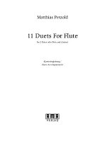 11 DUETS for FLUTE / piano accompaniment