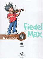 Fiedel Max 4 - Schule für Violine + Audio Online / houslová škola