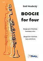 BOOGIE for four - Emil Hradecký / boogie pro 4 klarinety (+ basa a bicí)