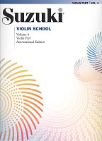 SUZUKI VIOLIN SCHOOL 4 - housle