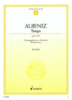 ALBENITZ: TANGO, opus 165/2 / piano solo