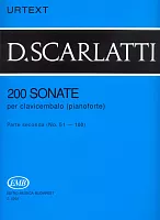 SCARLATTI: 200 Sonate per clavicembalo (pianoforte) 2 - URTEXT / klavírní sonáty (51-100)