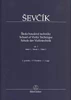 Otakar Ševčík - Opus1, Škola houslové techniky, sešit 1 (1.poloha)