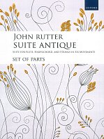 Rutter: Suite Antique for Chamber Orchestra / sada partů