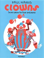 CLOWNS by Paul Harris / siedem wesołych utworów na flet i fortepian