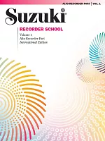 SUZUKI ALTO RECORDER SCHOOL 1 - altová zobcová flétna