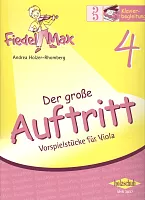 Fiedel Max 4 - Der große Auftritt / viola - piano accompaniments