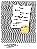 Jazz Conception for Saxophone by Lennie Niehaus 2 (white) + CD for C / Bb / Eb instruments