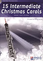 15 Intermediate Christmas Carols + CD / hoboj a klavír