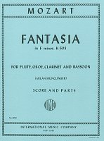 Mozart: Fantasia in F minor, K 608 / priečna flauta, hoboj, klarinet a fagot