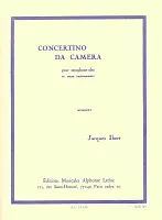 CONCERTINO DA CAMERA by Jacques Ibert for Alto Sax & Piano