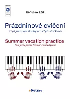 Summer Vacation Practice / jazzy pieces for 1 piano 4 hands