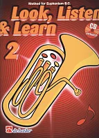 LOOK, LISTEN & LEARN 2 + CD / method for Euphonium B.C. (basový klíč)