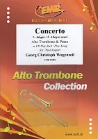 Wagenseil: Concerto (Adagio + Allegro assai) + CD / altový pozoun (trombon) a klavír