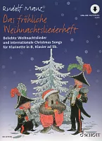 Das fröhliche Weihnachtsliederheft + Audio Online / vánoční písně a koledy pro klarinet a klavír