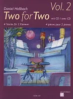 Hellbach: TWO FOR TWO 2 + CD / 2 pianos 4 hands