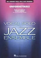 Unforgettable (Key: F) - Vocal Solo with Jazz Ensemble / partitura a party