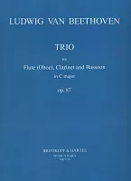 Beethoven: TRIO in C major, op.87 for flute(oboe), clarinet and bassoon