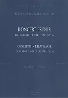 Koncert ES-DUR, OP. 36 pro klarinet a orchestr (klavírní výtah) - F.V.Kramář    klarinet & piano