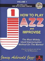 AEBERSOLD PLAY ALONG 1 - HOW TO PLAY JAZZ & IMPROVISE + CD (6th edition)