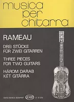 Musica per chitarra: RAMEAU - Three Pieces / tři skladby pro dvě kytary