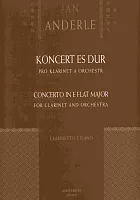 Concerto in E FLAT MAJOR for clarinet and orchestra (piano reduction) by Jan Anderle   clarinet & piano