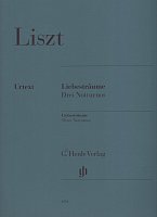 Liszt: Liebesträume - Three Notturnos (urtext) / klavír